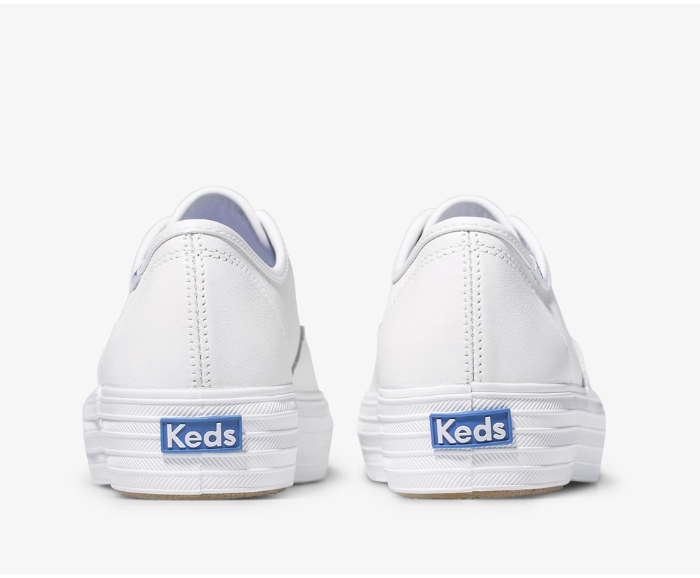 Zapatillas Keds Mujer Blancas - Triple Kick - 240-DKGBVR